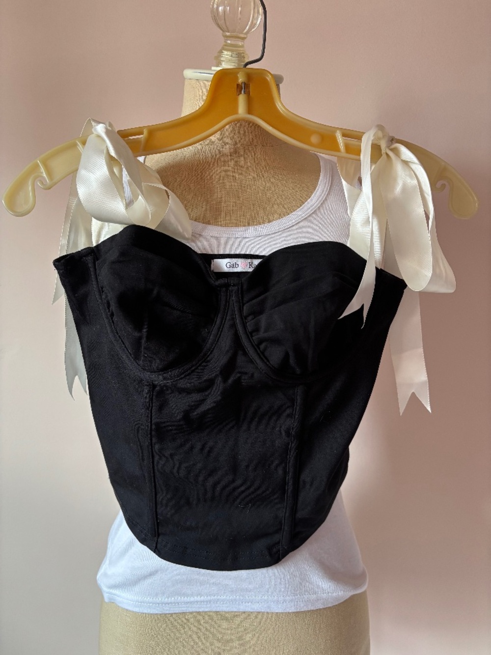 Black corset top